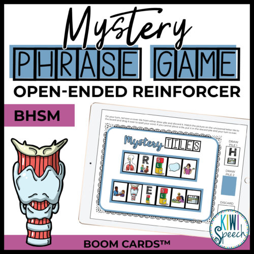 Open Ended Reinforcer Game for Speech Therapy - Better Hearing and Speech Month