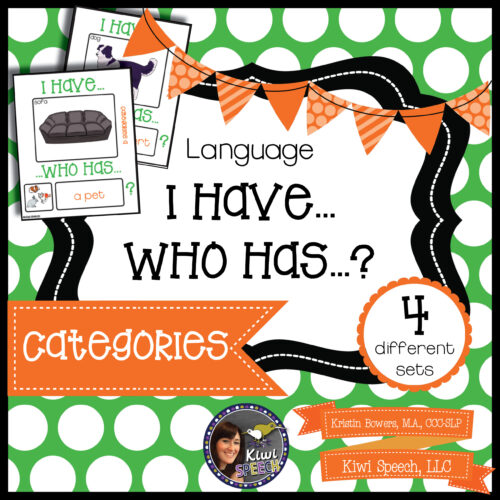 I Have Who Has for Language {Categories}
