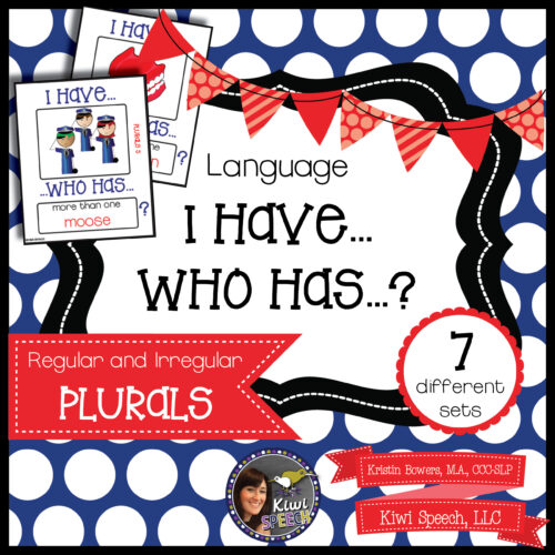 I Have Who Has for Language {Regular and Irregular PLURALS}