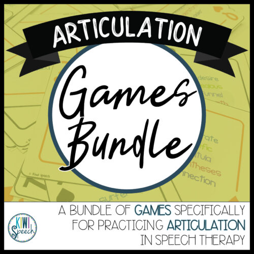 Articulation Games BUNDLE for Speech Therapy