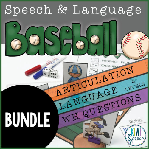 Speech and Language Baseball BUNDLE