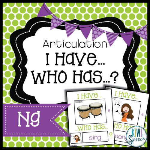 Articulation I Have Who Has Game: NG