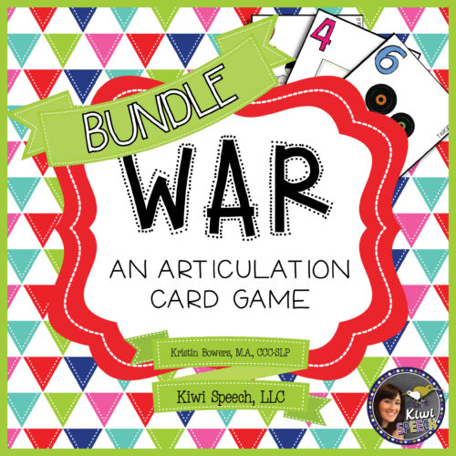 WAR: An Articulation Card Game {ALL SOUNDS BUNDLE}