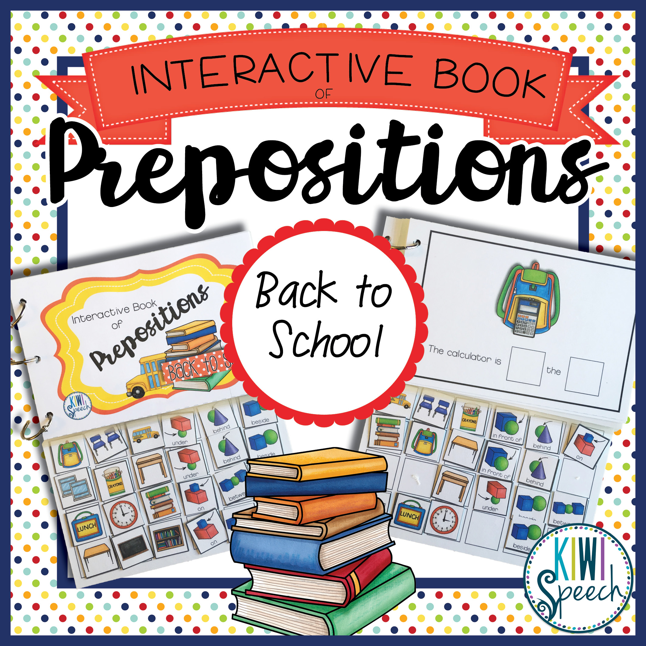 Prepositions Interactive Book {BACK TO SCHOOL}