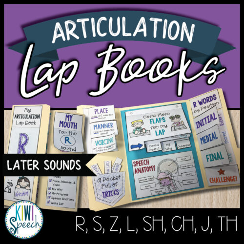 Articulation Lap Books - Later Sounds