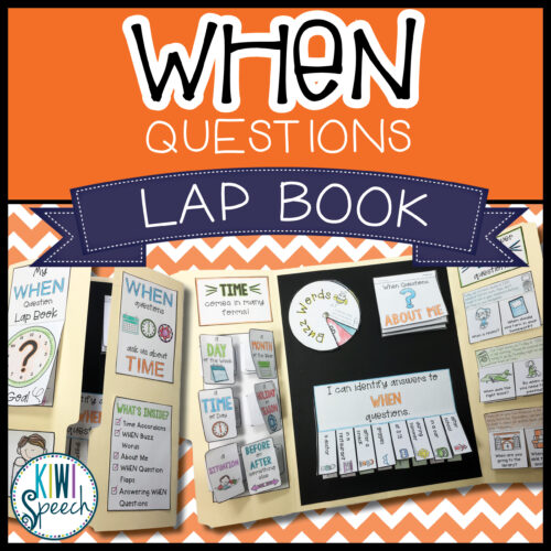 When questions lap book cover image
