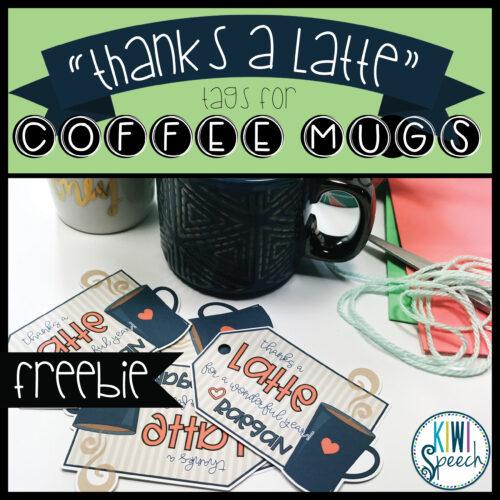 FREEBIE: "Thanks a Latte" Thank You Tags (EDITABLE)