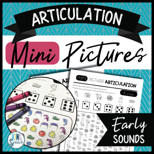 Articulation mini picture early sounds cover image
