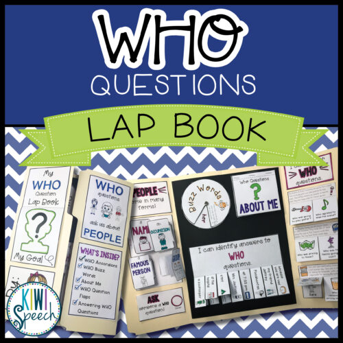 Cover image for who questions lap book