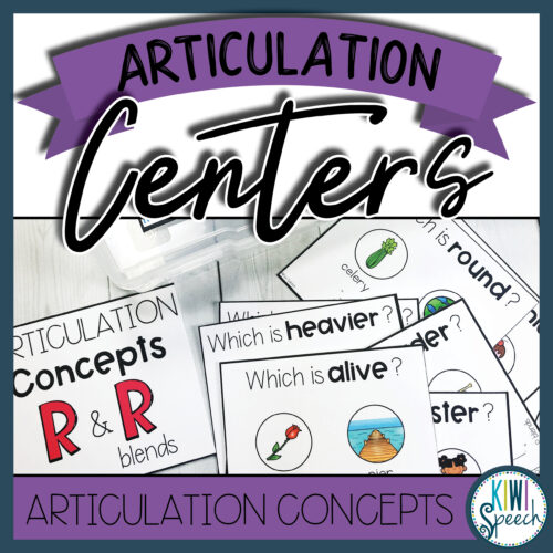 Speech Centers: Articulation Concepts