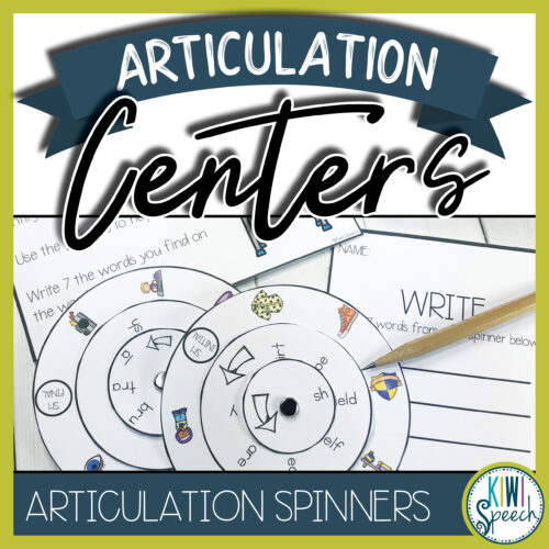 Speech Centers: Articulation Spinners