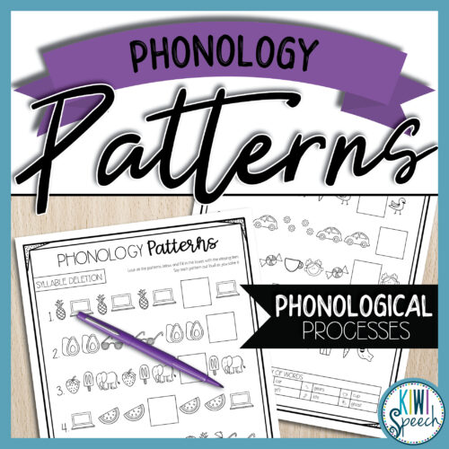 No Prep Articulation Patterns for Speech Therapy - Phonology Patterns