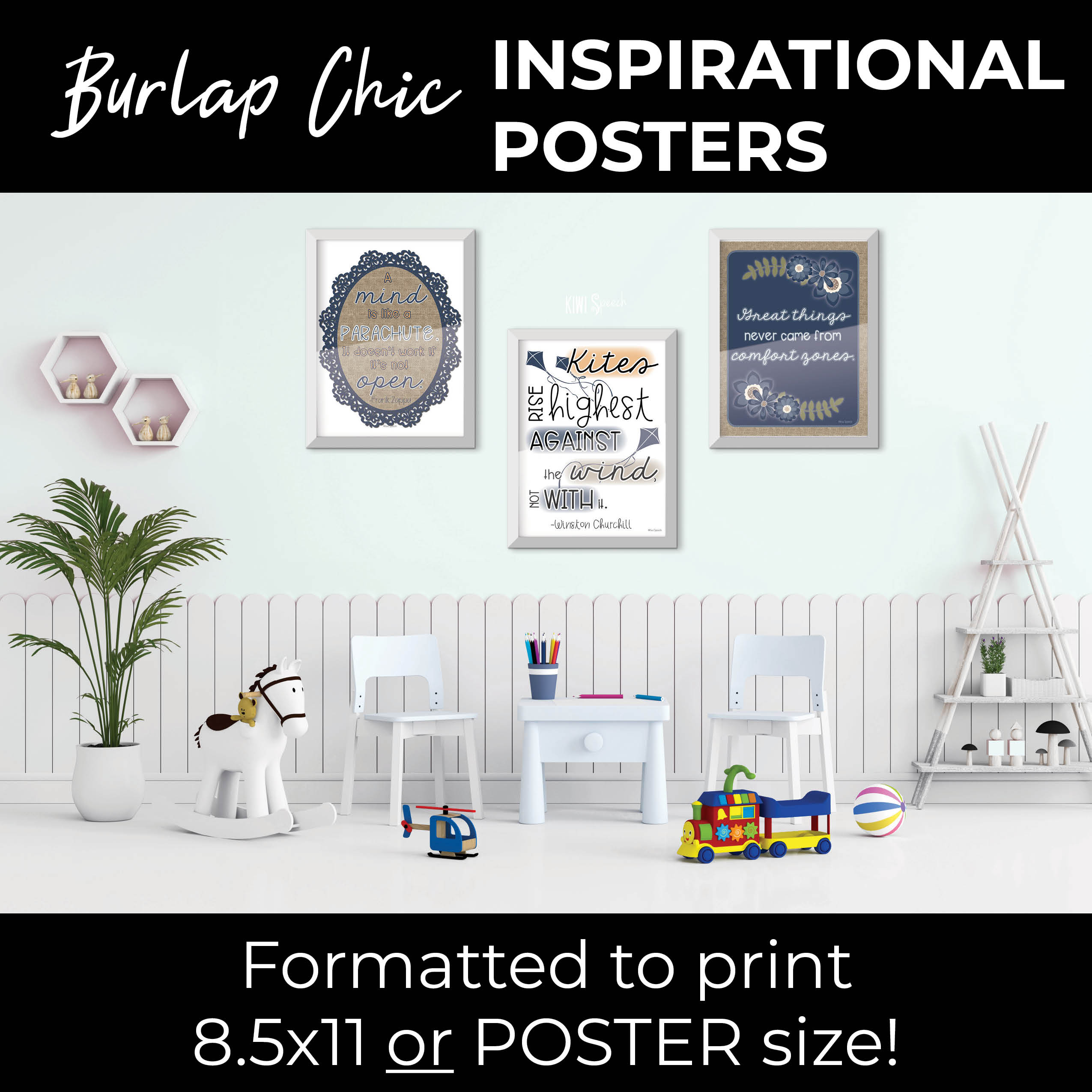 Motivational Posters for Classroom Decor & Speech Therapy Room Decor ...