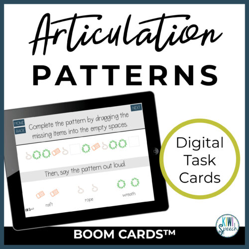 Articulation Patterns BOOM Cards for Speech Therapy | Distance Learning
