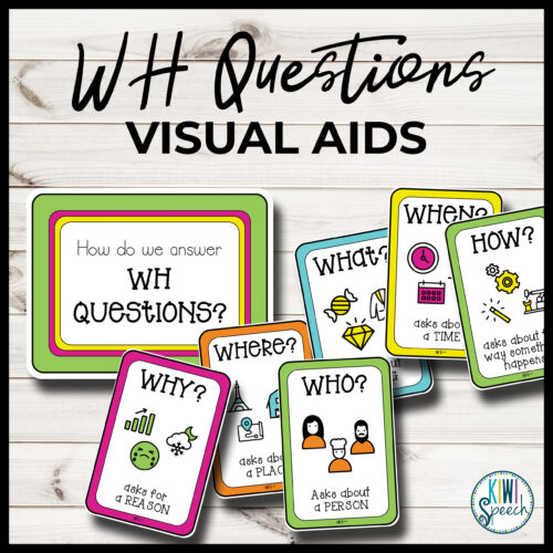 WH Questions Visual Aids / Posters