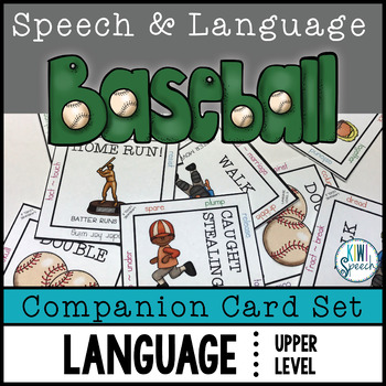 Language COMPANION SET for Speech and Language Baseball (Upper Level)