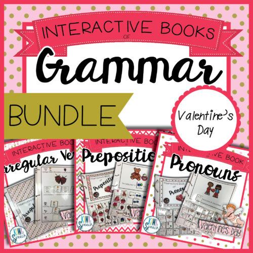 Grammar Interactive Book BUNDLE {VALENTINE'S DAY}