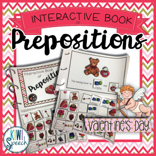 valentine's day interactive book prepositions