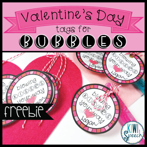 Valentine's Day Tag for Bubbles {FREEBIE}